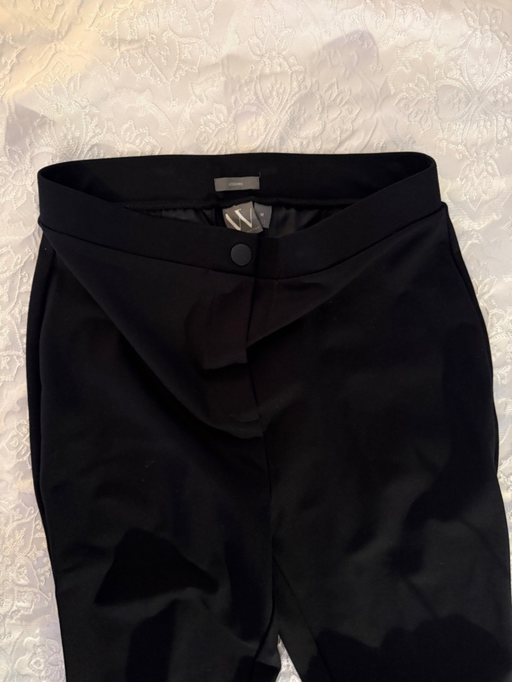 Worthington Black High-Rise Tailored Pants size M